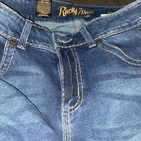 New wrangler rock 4 Denim slim boot 34x30 - Picture 3 of 4